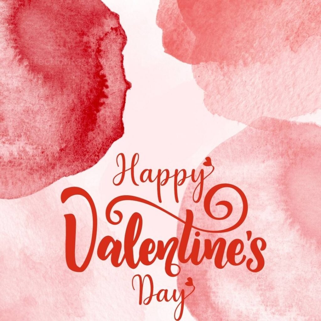Say I Love You with Happy Valentine's Day Images: Free 2024 Collection 4 AffectionTag.com happy valentines day watercolor rose