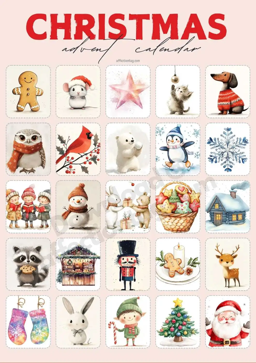 About 1 Christmas countdown calendar 2024 1