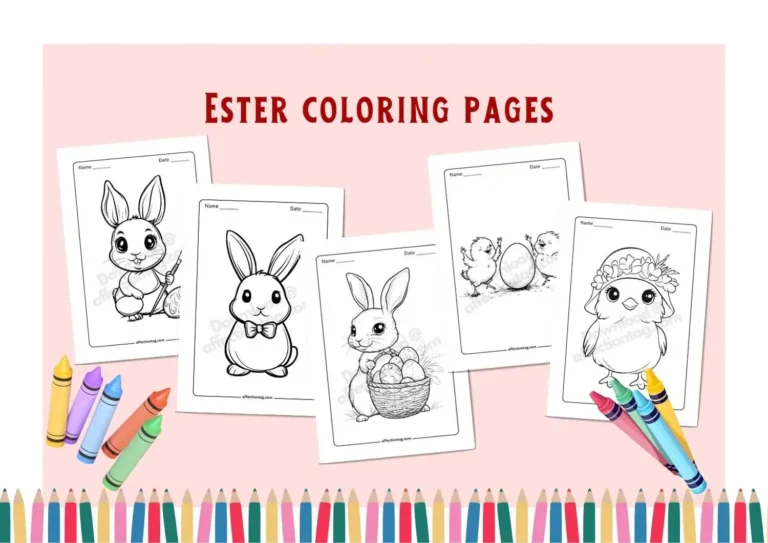 Easter Coloring Pages – Free Printables for Kids & Adults