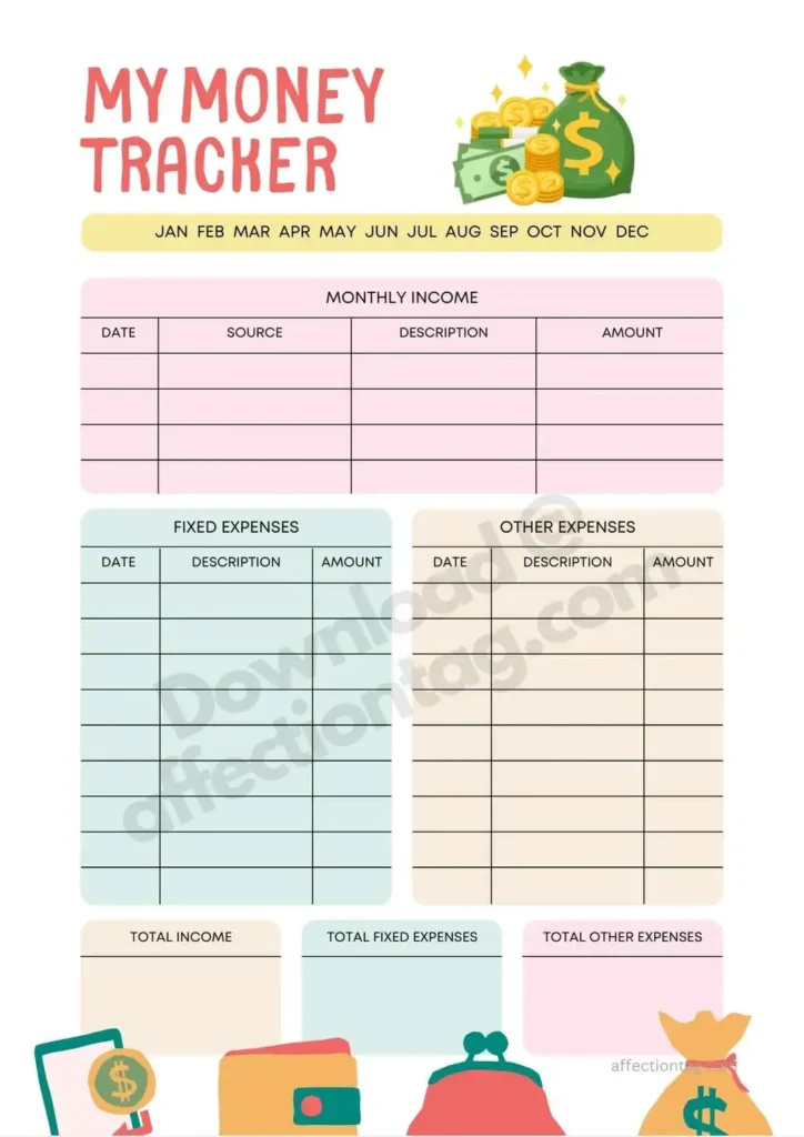 Monthly budget planner focus expenses