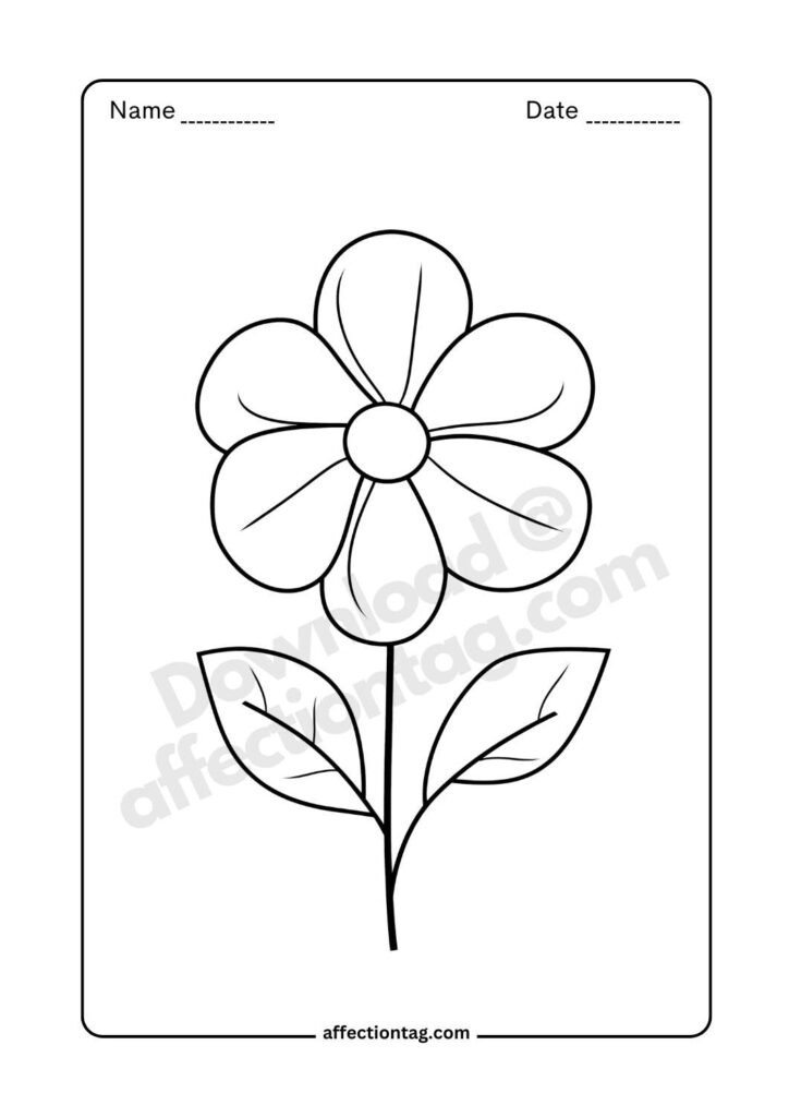 minimalist flower design