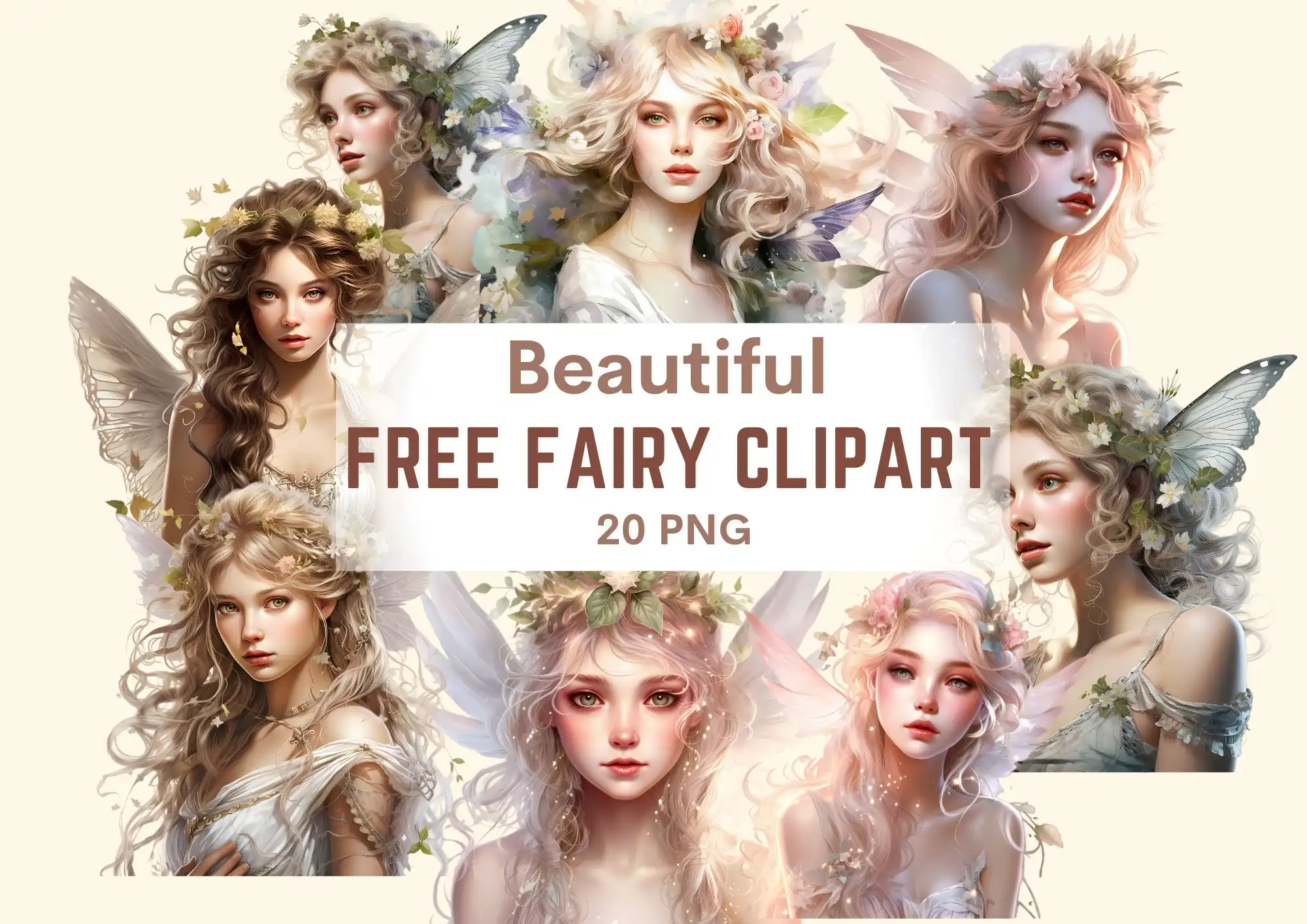 Beautiful fairy clipart