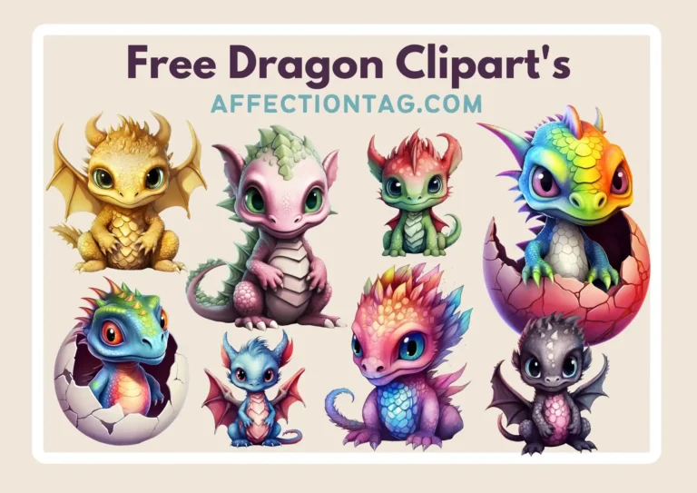 Free Dragon Cliparts – Free Printable Fantasy-Themed Dragons for KidsFree Dragon Clipart’s