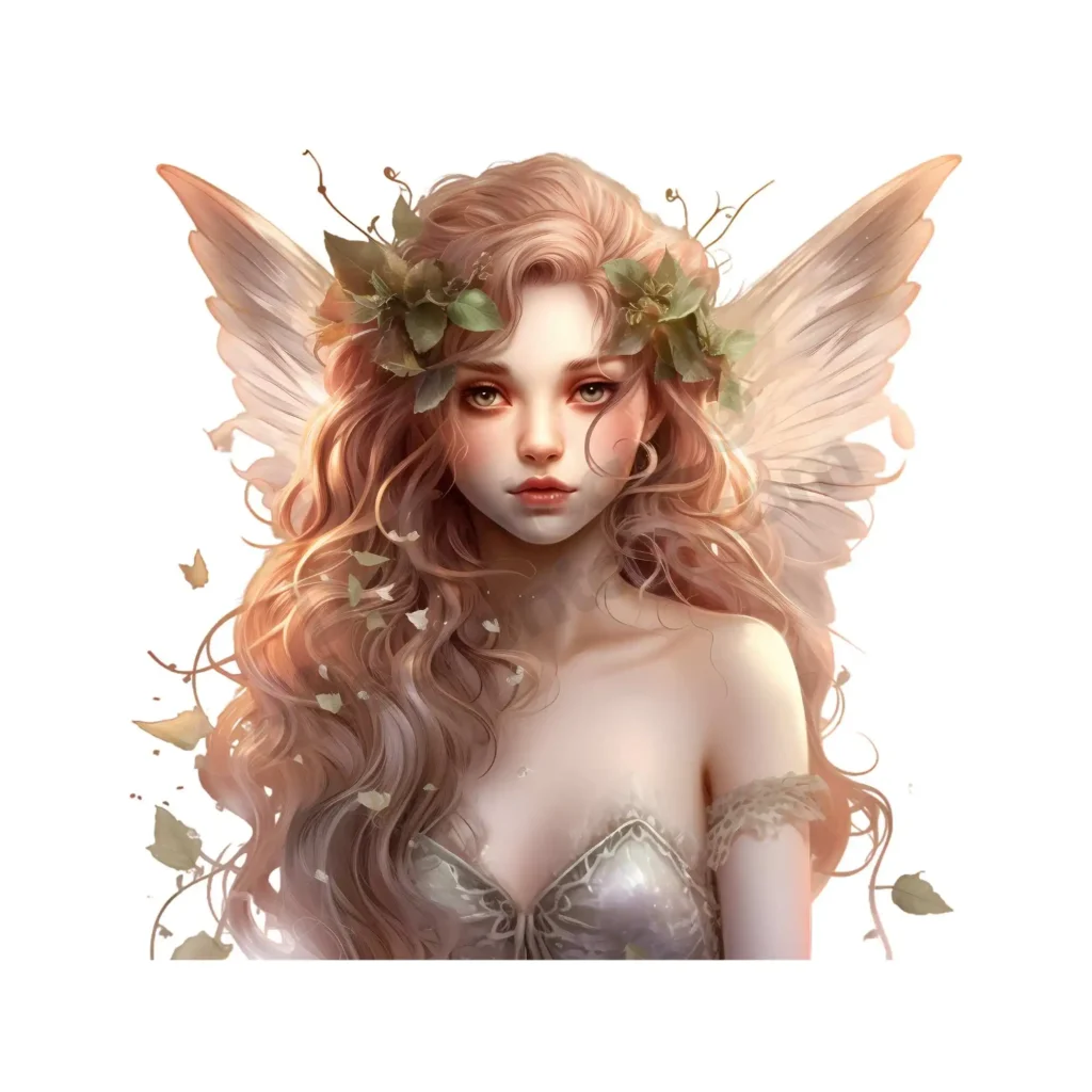 Free Fairy Cliparts to Download and Print – Whimsical Fantasy Art for All Ages 13 A fairy princess with elegant white lace, soft curls, and an ethereal charm. Free Beautiful Fairy Clipart ©affectiontag.com