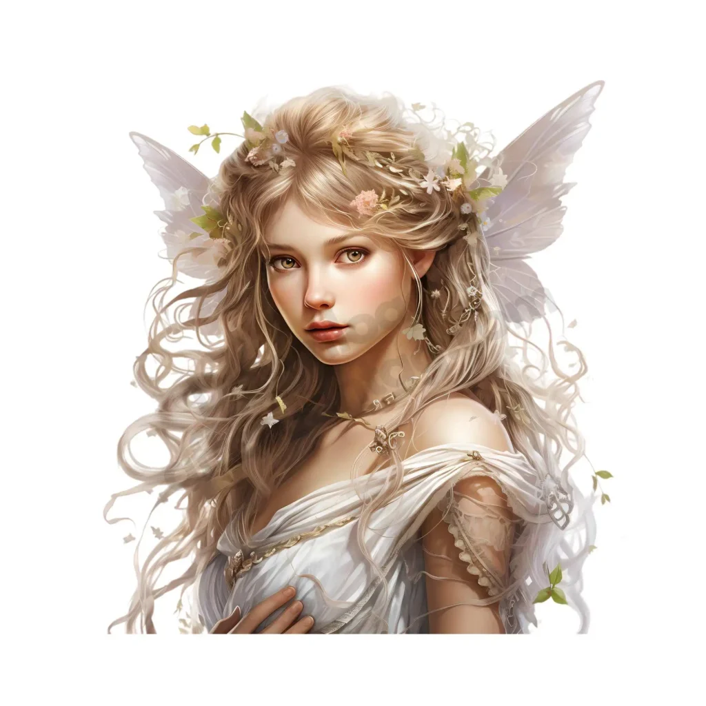 Free Fairy Cliparts to Download and Print – Whimsical Fantasy Art for All Ages 12 A golden-haired fairy glowing with morning light and a dreamy ambiance. Free Beautiful Fairy Clipart ©affectiontag.com