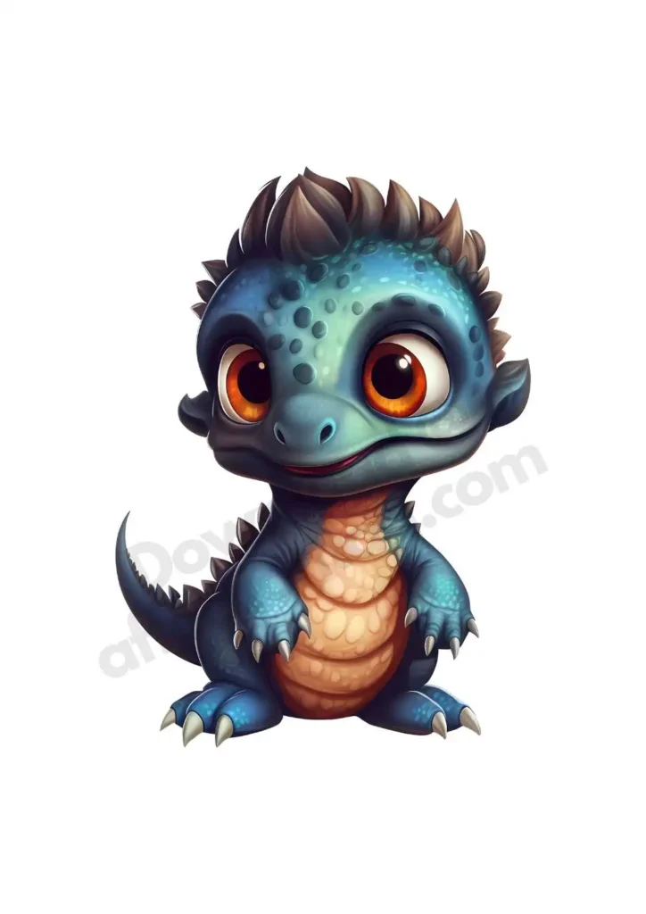 Baby Dinosaurs Clipart – Free PNG Downloads for Cards, Crafts, & Classroom Fun 14 Free 3D Dinosaur Clipart's of a cute and friendly blue dinosaur with bright orange eyes, standing in a welcoming pose. ©affectiontag.com